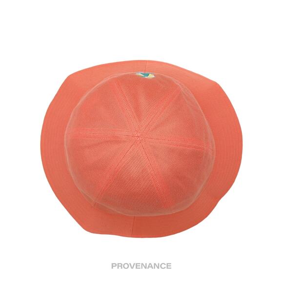 🔴 Balenciaga Embroidered Logo Bucket Hat - Peach - Picture 3 of 6